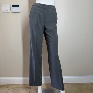 Armani Collezioni Grey Flat Front Dress Pants Made in Italy Women's Size 2 / 38